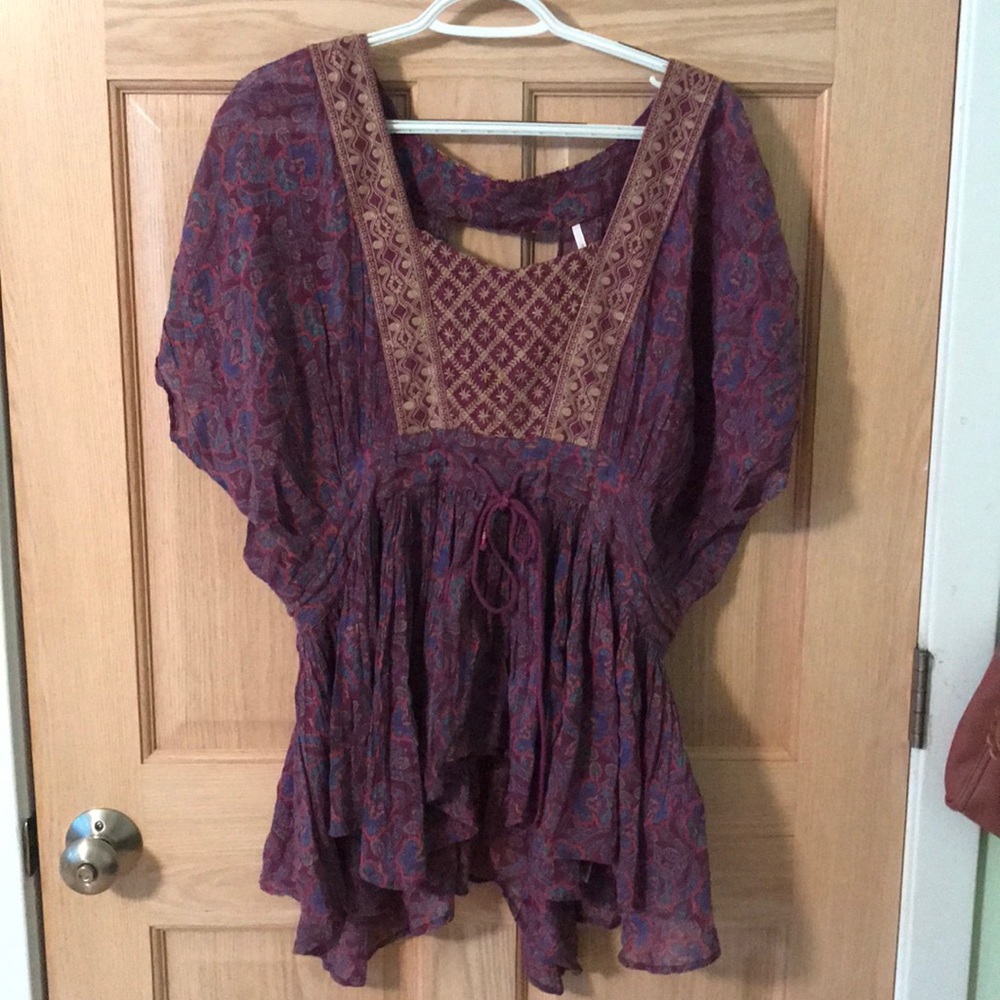 Free people purple mystical blouse!